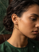 Aurelia Minimalist Ribbon Twist Earrings