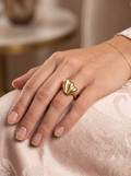 The Vintage Scalloped Statement Ring