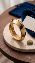 The Sculpted Elegance Gold Cuff Bracelet