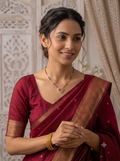 Radiant Heart Multi-Stone Gold Plated Mangalsutra