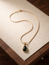 The Emerald Drop Necklace