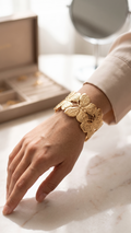 The Aurelia Golden Butterfly Cuff
