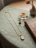 Vintage Bloom Tulip Pendant Necklace