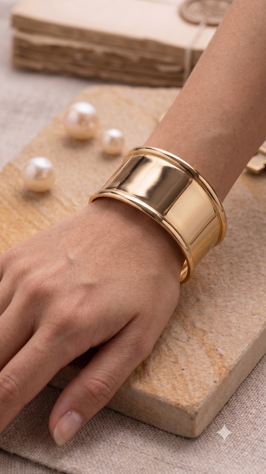 The Royal Gold Cuff Kada