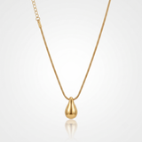 Minimalist Gold Dewdrop Necklace
