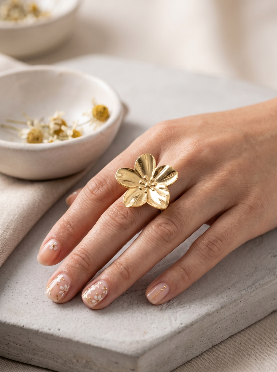 The Aurelia Blossom Ring