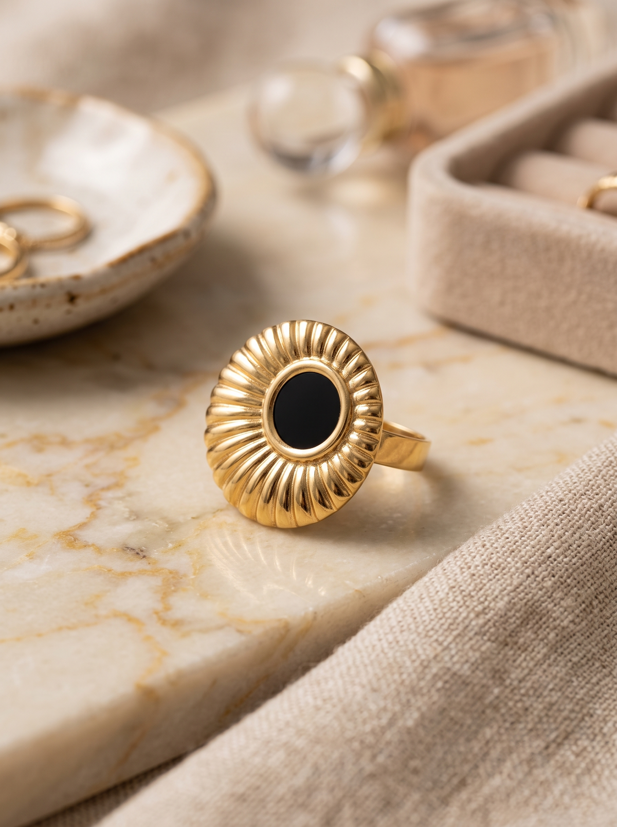 The Soleil Pearl Ring