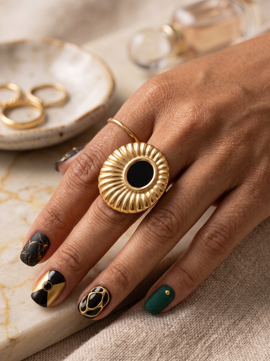 The Soleil Pearl Ring